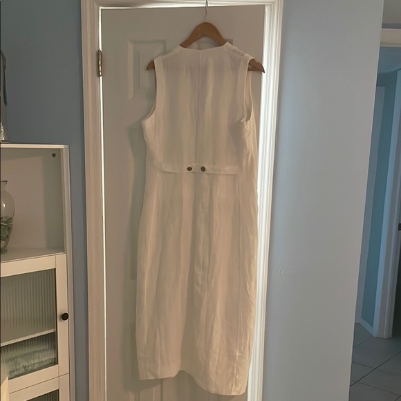Jenni Kayne Callan 100% Linen Button Down Dress EUC Size Large - Picture 7 of 11